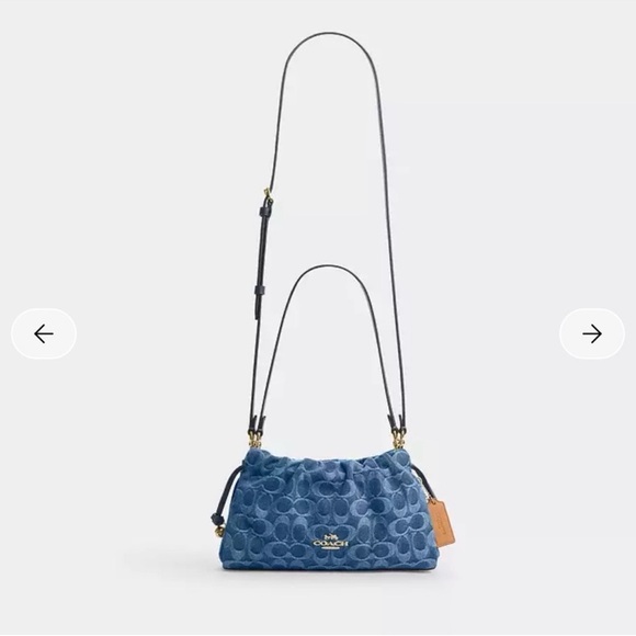 🩵 COACH Faye Denim Shoulder Bag 🩵 - Picture 5 of 8